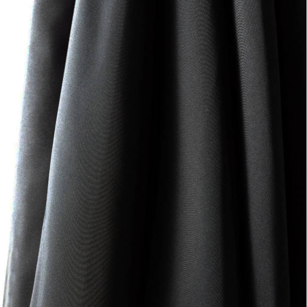 ACAZA Staande Parasol in aluminium - Stokparasol van 200x300 cm - zwart