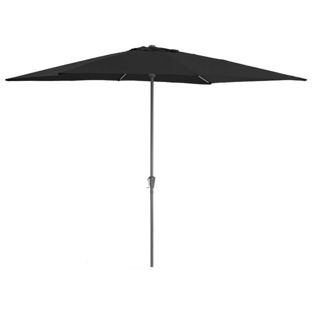 Staande Parasol in aluminium - Stokparasol van 200x300 cm - zwart