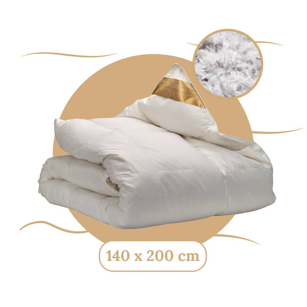 Ten Cate Dekbed - Donzen Dekbed 140x200 - 4 Seizoenen Dekbed - 90% Ganzendons - Zomerdekbed & Winterdekbed