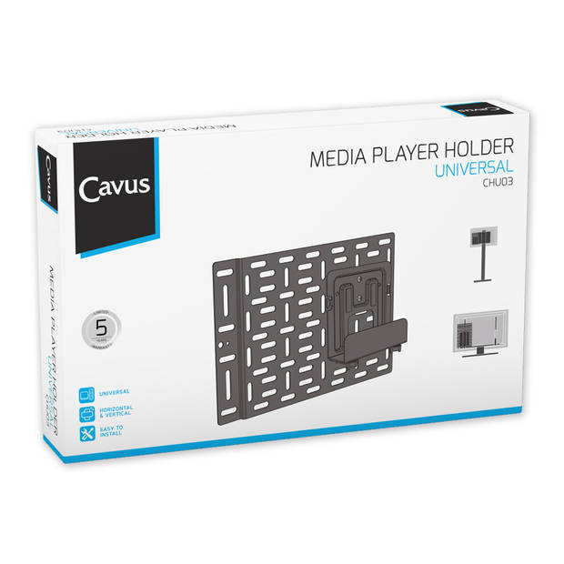 Cavus houder voor Multimedia Speler + montageplaat CHU03