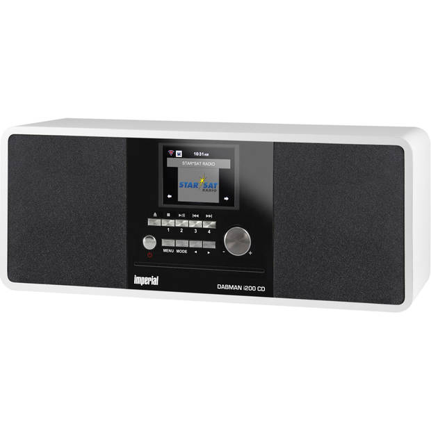 imperial DABMAN i200CD DAB+ en internetradio met CD - wit