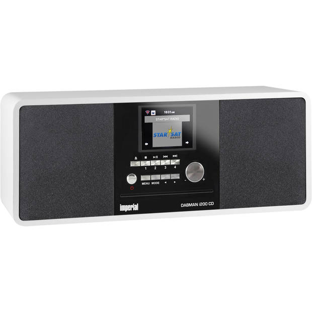 imperial DABMAN i200CD DAB+ en internetradio met CD - wit