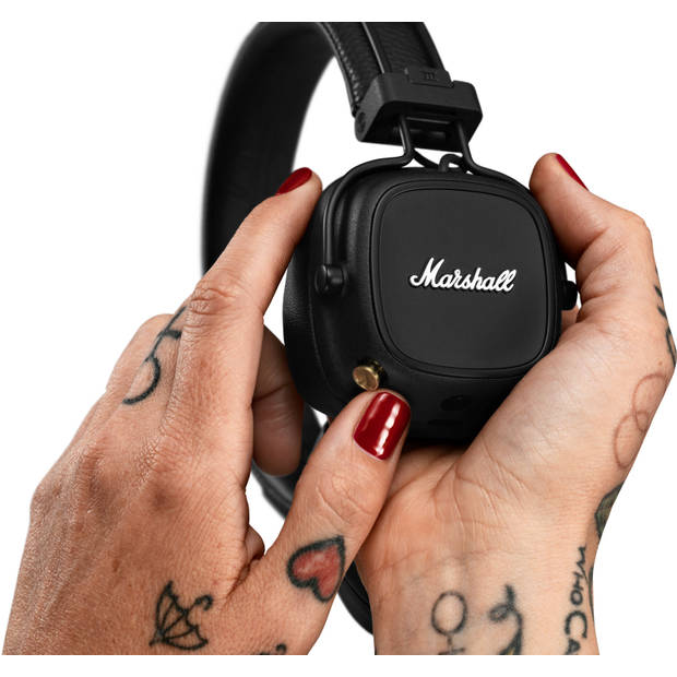 Marshall draadloze hoofdtelefoon Major IV Bluetooth (Zwart)