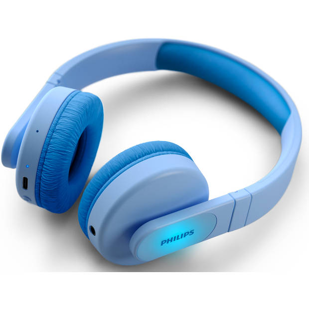 Philips draadloze kinder hoofdtelefoon TAK4206BL/00 (Blauw)