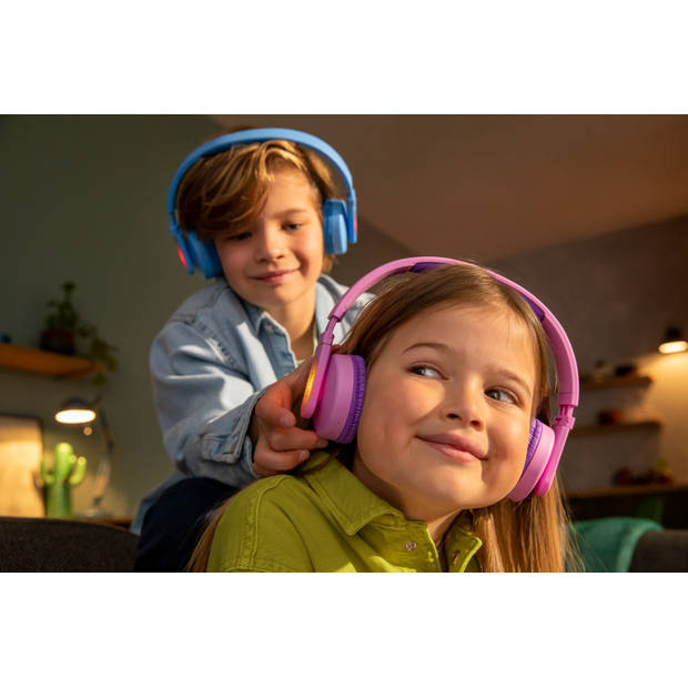 Philips draadloze kinder hoofdtelefoon TAK4206PK/00 (Roze)