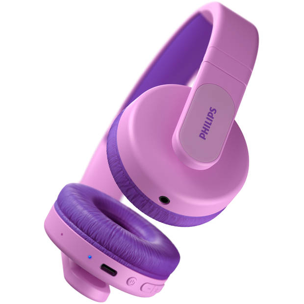 Philips draadloze kinder hoofdtelefoon TAK4206PK/00 (Roze)