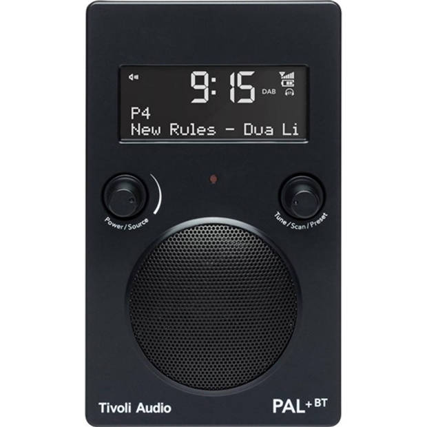 Tivoli DAB+ radio PAL + BT (Zwart)