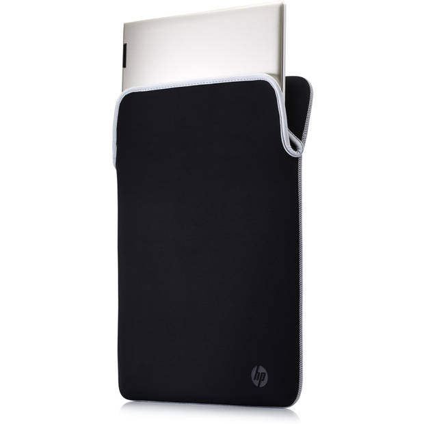 HP laptop sleeve Reversible 14 inch (Zwart/Zilver)