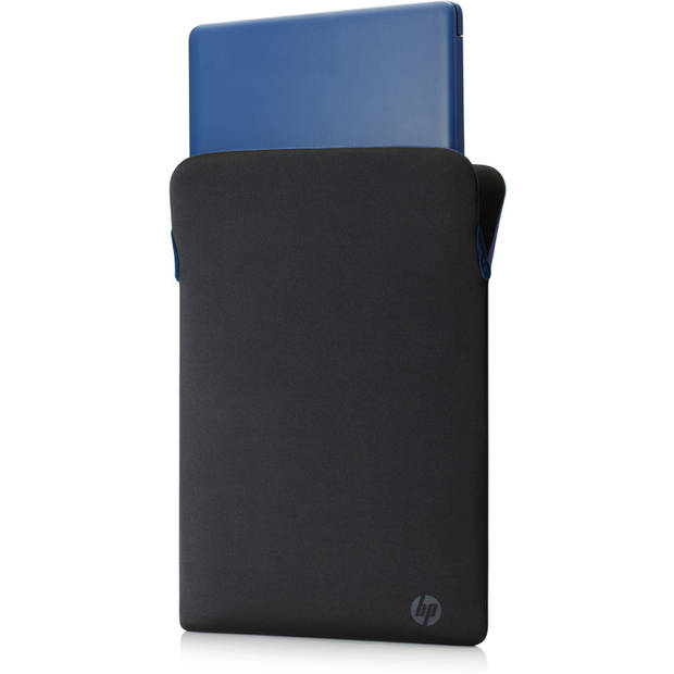 HP laptop sleeve Reversible 14 inch (Zwart/Blauw)