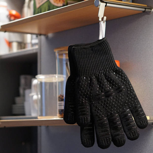 Krumble Hittebestendige oven handschoen - Zwart
