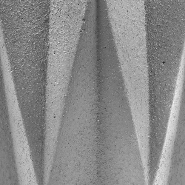 QUVIO Bloempot cement 15 x 15 x 14 cm - Licht grijs