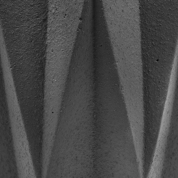 QUVIO Bloempot cement 15 x 15 x 14 cm - Donker grijs