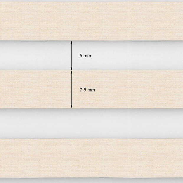 Duo-rolgordijn Klemmfix zijwaartse trek 60 x 150 cm natuur