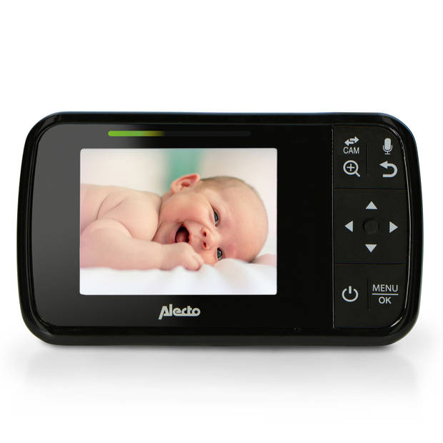 Babyfoon met camera 3.5" Alecto DVM135BK Zwart