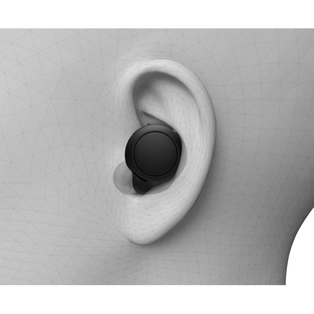 Sony draadloze in-ear oordopjes WFC500B (Zwart)