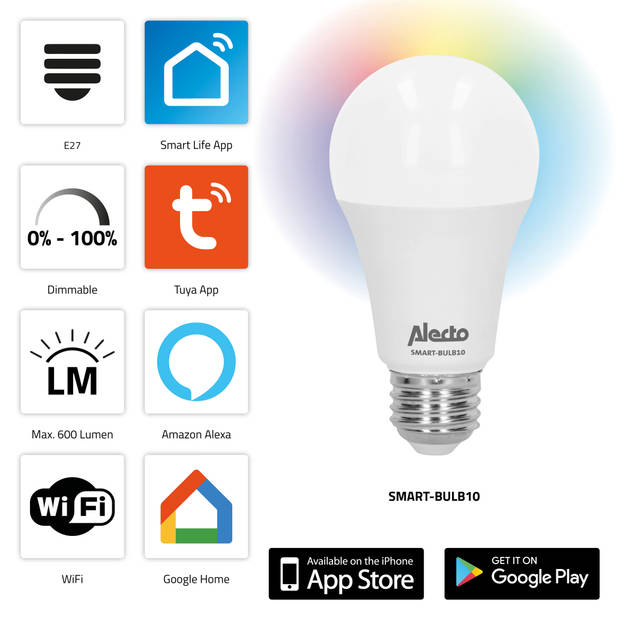 Smart wifi LED lamp Alecto