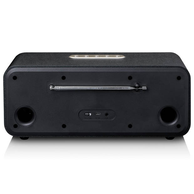 Stereo DAB+ FM Radio met Bluetooth® Lenco Zwart-Zilver