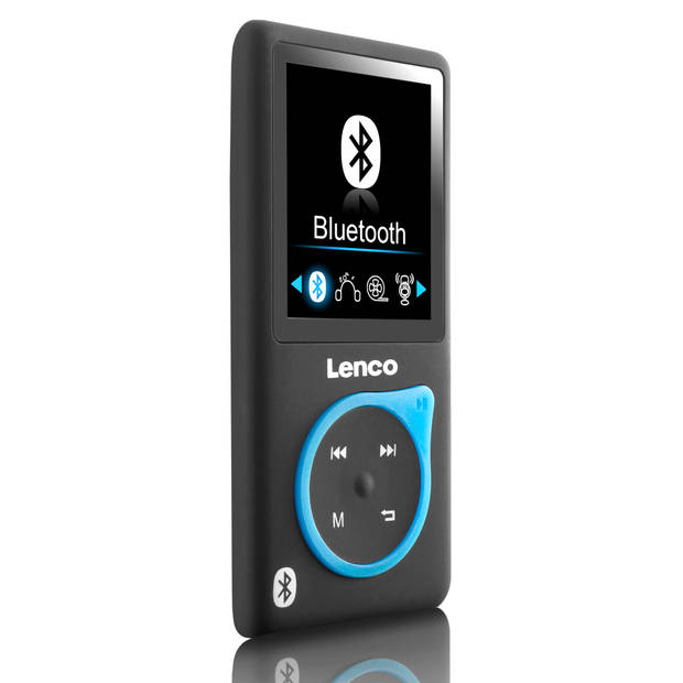 MP3/MP4 speler met Bluetooth® en 8 GB micro SD kaart Lenco Blauw-Zwart