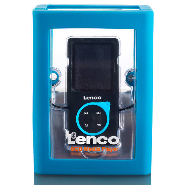 MP3/MP4 speler met Bluetooth® en 8 GB micro SD kaart Lenco Blauw-Zwart