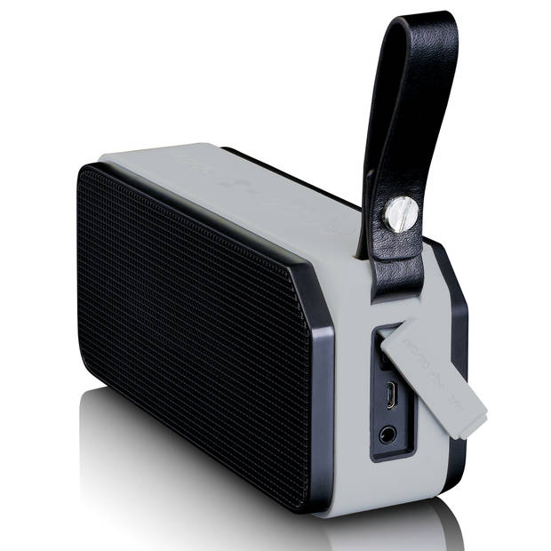 Bluetooth® speaker spatwaterdicht met party lights Lenco Grijs-Zwart