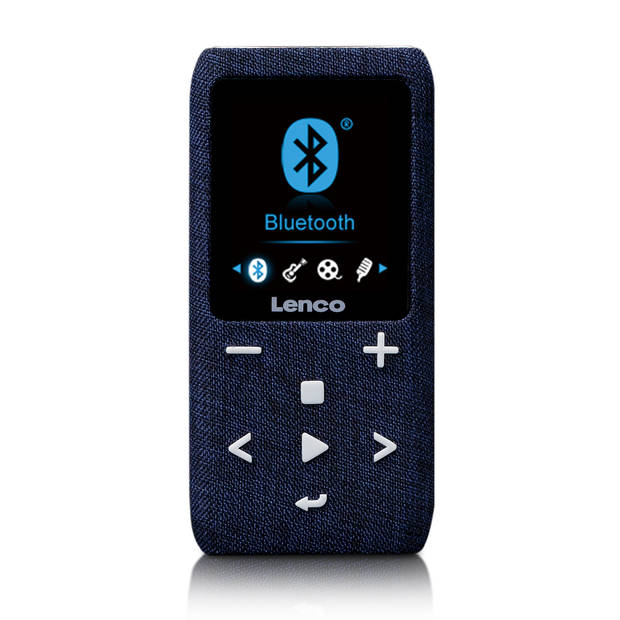 MP3/MP4 speler met Bluetooth® en 8 GB micro SD kaart Lenco Blauw