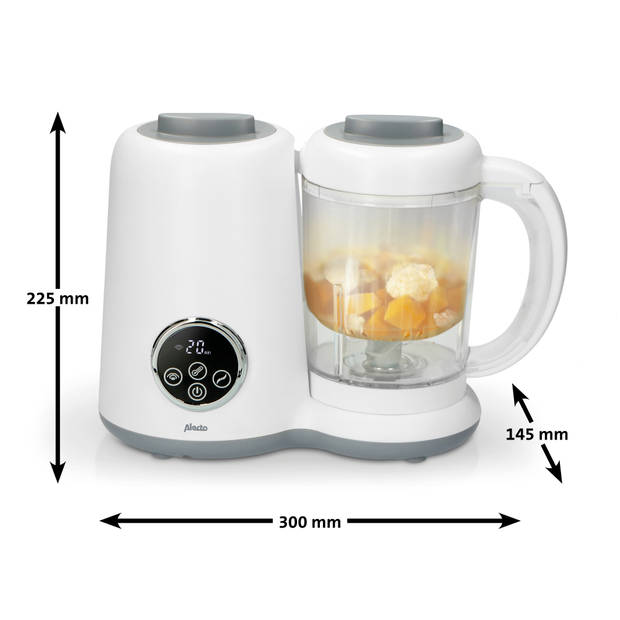 5 in 1 babyvoeding foodprocessor Alecto Wit