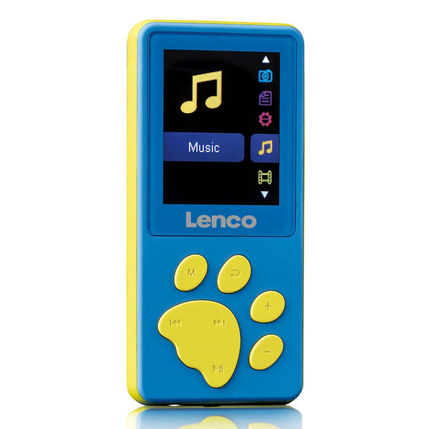 MP3/MP4 speler met 8 GB geheugen Lenco Blauw