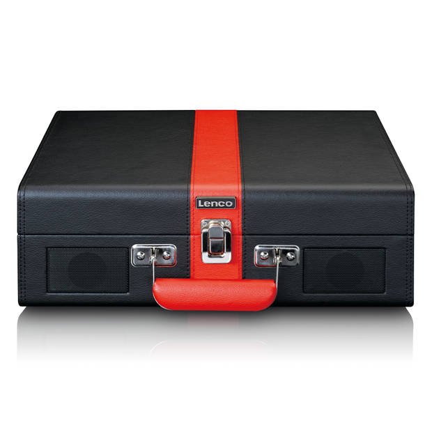 Platenspeler met Bluetooth® ontvangst en ingebouwde speakers Classic Phono Rood-Zwart