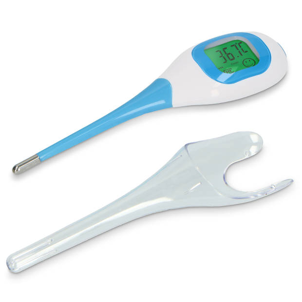 Thermometer met groot verlicht display Fysic Blauw-Wit