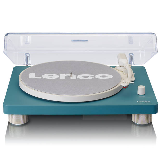 Platenspeler mét ingebouwde speakers USB Encoding Lenco Turquoise