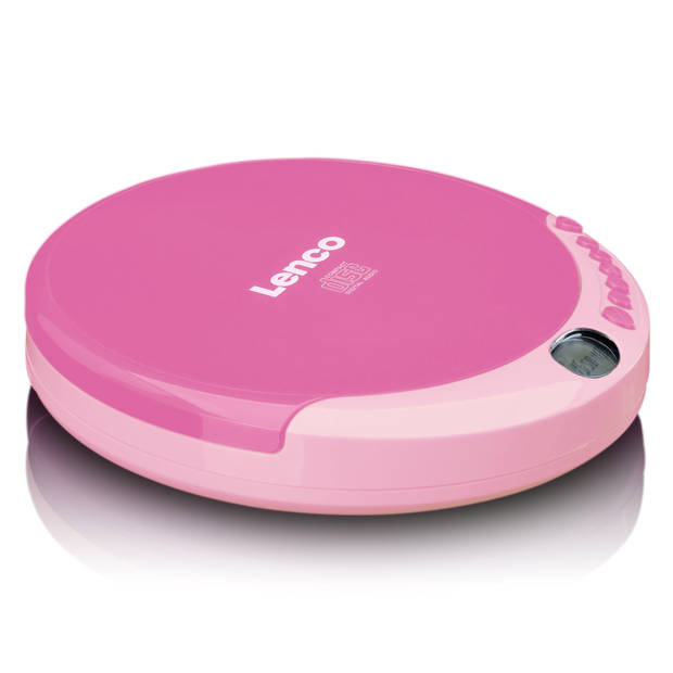 Portable CD speler met oplaadfunctie Lenco Roze