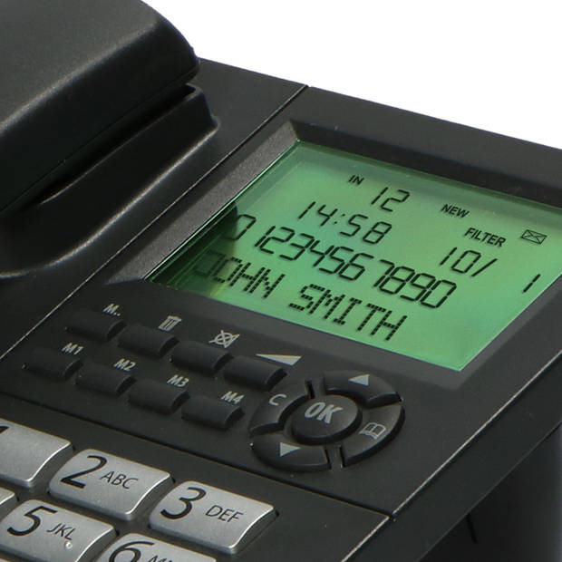 Vaste telefoon met display Profoon TX-325 Zwart