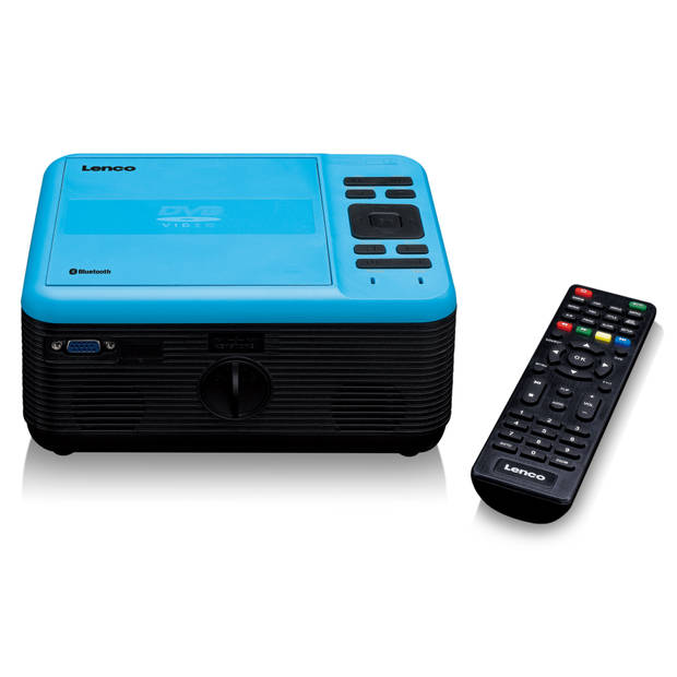 LCD Projector met DVD speler en Bluetooth® Lenco Zwart-Blauw