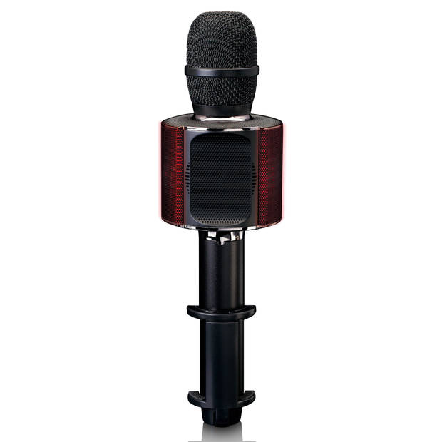 Bluetooth® Karaoke microfoon met speaker en verlichting Lenco Zwart