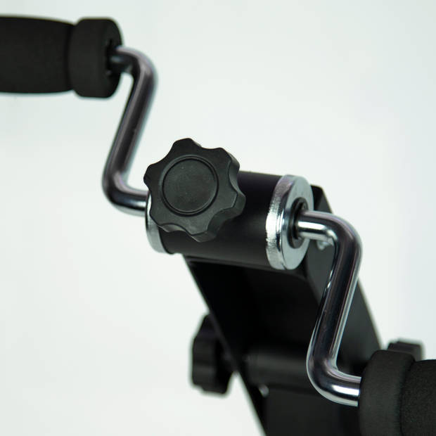 Dubbele stoelfiets / mobiliteitstrainer met display Fysic Zwart