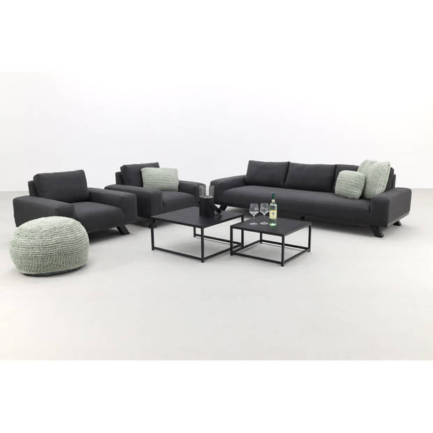 VDG Barcelona/Royalty Sunbrella stoel-bank loungeset - Sooty