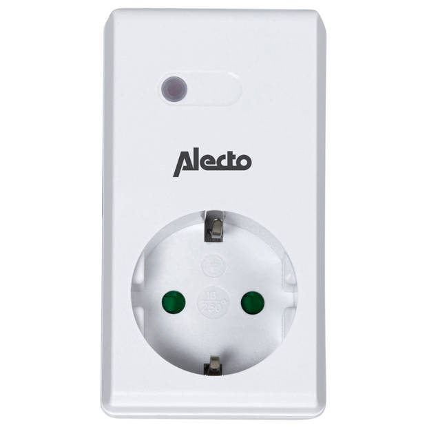 Stopcontact met afstandsbediening Alecto Wit