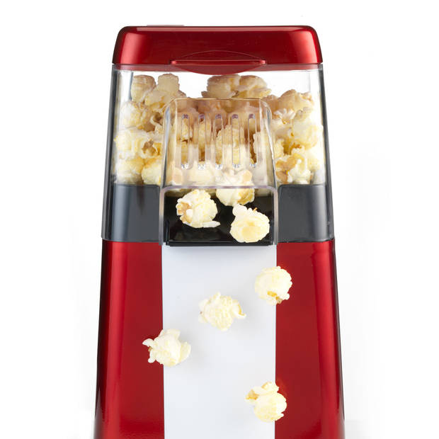 Popcornmaker - Retro Trebs 99387 Rood-Zilver
