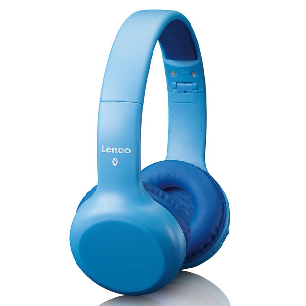 Vouwbare kinder Bluetooth® hoofdtelefoon Lenco Blauw