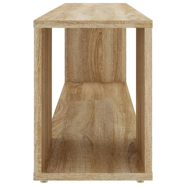 vidaXL Tv-meubel 100x24x32 cm bewerkt hout sonoma eikenkleurig