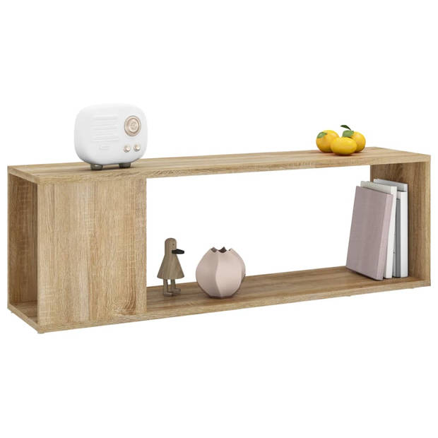 The Living Store TV-kast - tv-meubel - Afmetingen- 100 x 24 x 32 cm - Kleur- sonoma eiken