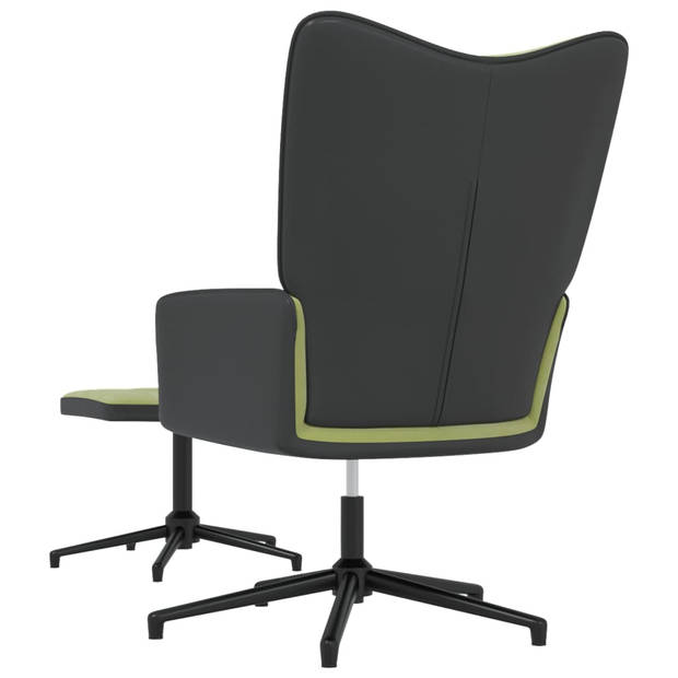 The Living Store Relaxstoel - Fauteuil - 62x68x98 cm - Lichtgroen