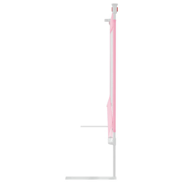 vidaXL Bedhekje peuter 160x25 cm stof roze