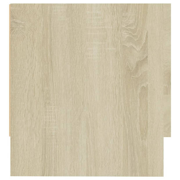 vidaXL Kledingkast 100x32,5x35 cm bewerkt hout sonoma eikenkleurig