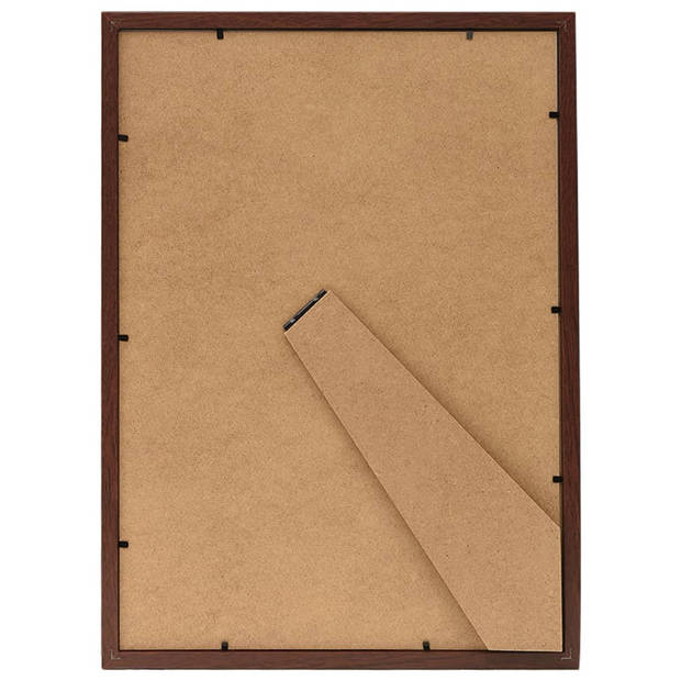 vidaXL Fotolijsten 3 st voor tafel 10x15 cm MDF donkerrood