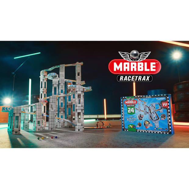 Marble Racetrax Knikkerbaan startset 24 vellen 4 m