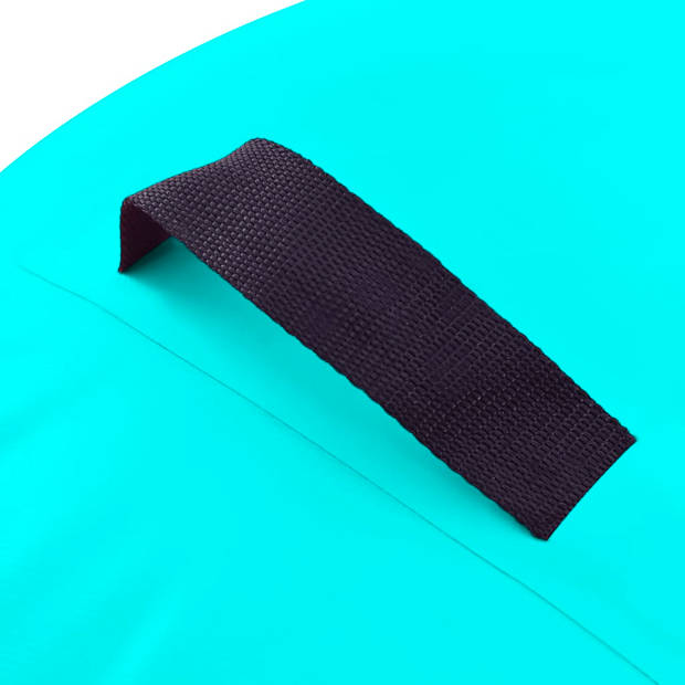 vidaXL Gymnastiekrol met pomp opblaasbaar 100x60 cm PVC groen
