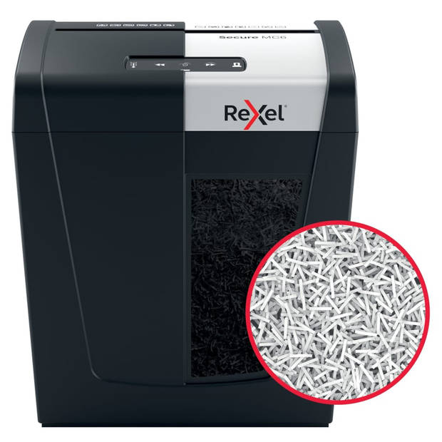 Rexel Papierversnipperaar Whisper-Shred MicroCut Secure MC6