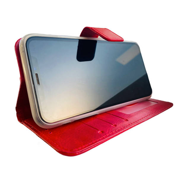 Apple iPhone 12 Pro Max Rode Wallet / Book Case / Boekhoesje/ Telefoonhoesje