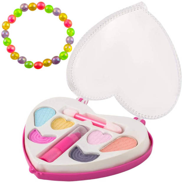 Decopatent® Speelgoed Kaphoofd - Sminkpop met make up voor Kinderen -